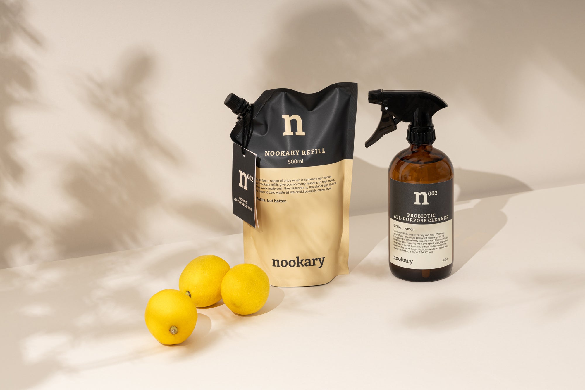 nookary probiotic all purpose cleaner in sicilian lemon